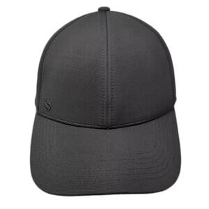 Gaiam Black Baseball Cap Hat OS Perforated Adjustable Performance Athletic Sport
